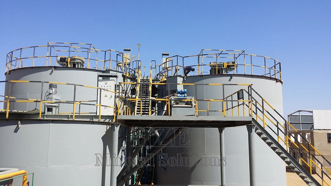 Gold Cyanide Equipment Mining Machine Stirred Tank Mineral Agitation Leaching Tank for CIL Plant