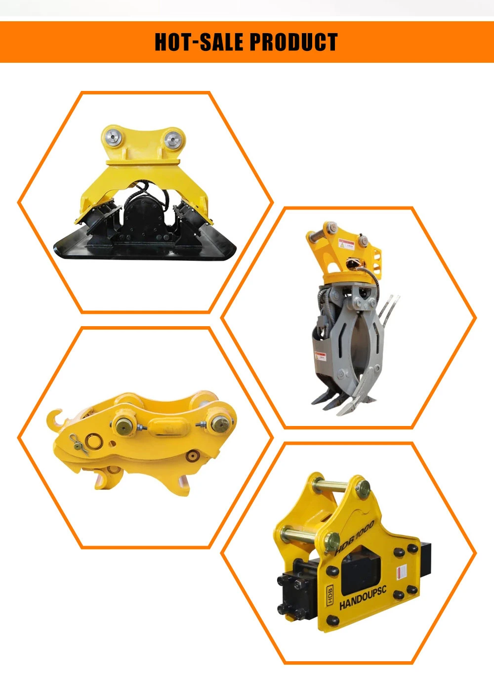 Hydraulic Hammer Construction Equipment Hydraulic Crushing Pliers