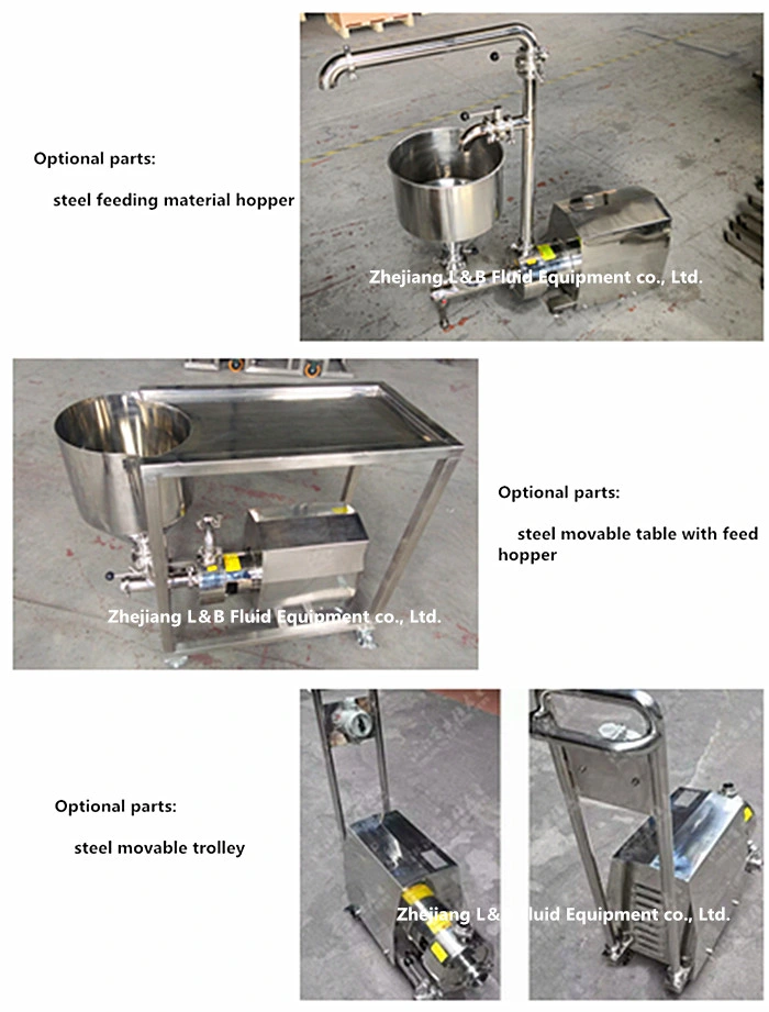 Sanirary High Shear Agitation Tank with Pump